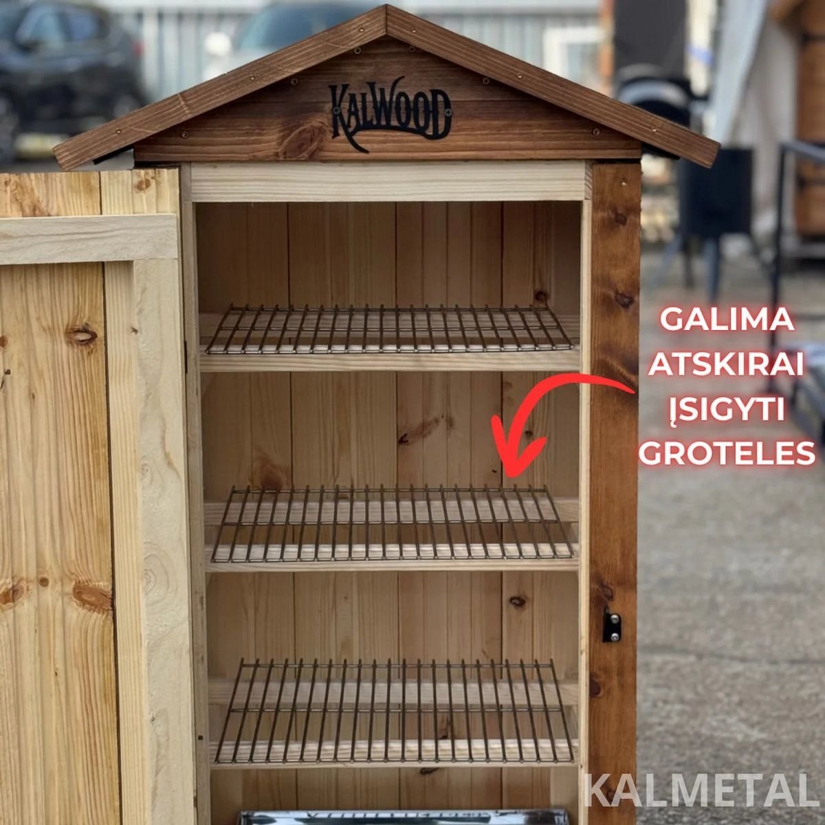 KALWOOD CLASSIC 225L Wooden Smoker - Image 4