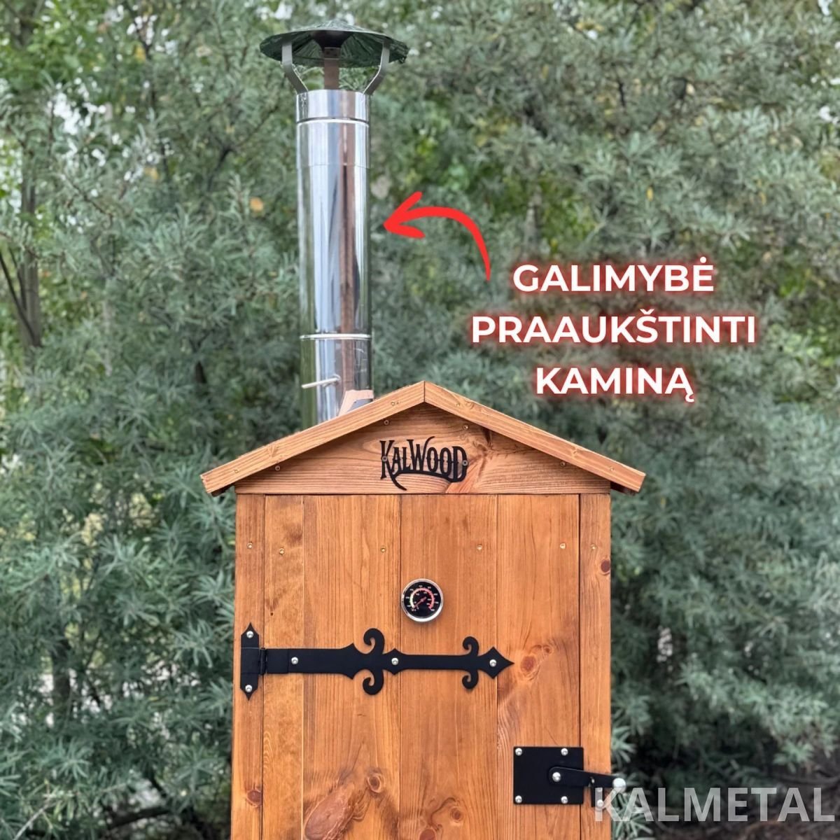 KALWOOD CLASSIC 225L Wooden Smoker - Image 12