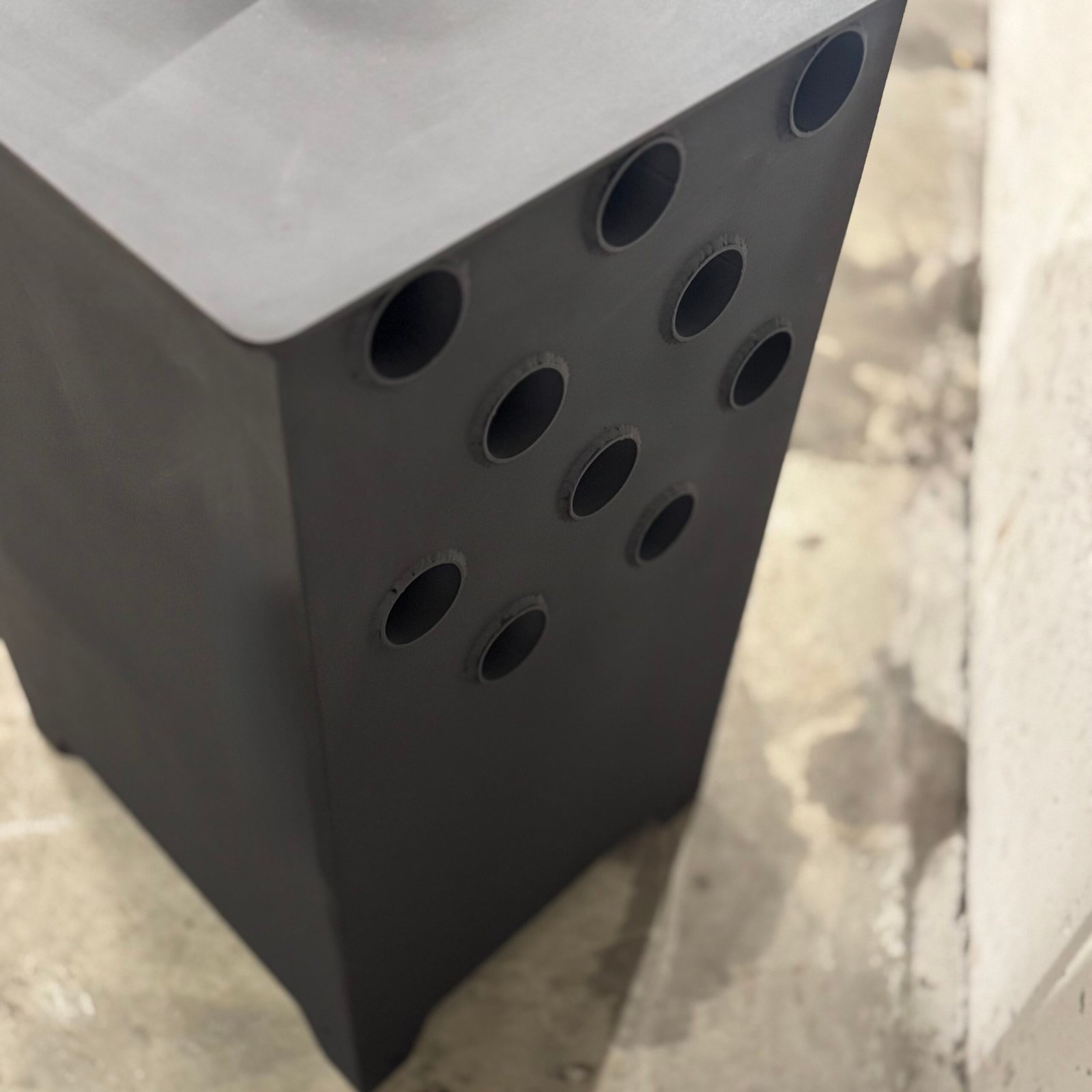 KALMETAL 7 kW PLUS wood-burning stove body and air vents