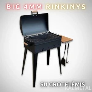 BIG 4 mm Skewer Grill Set with Cooking Grate