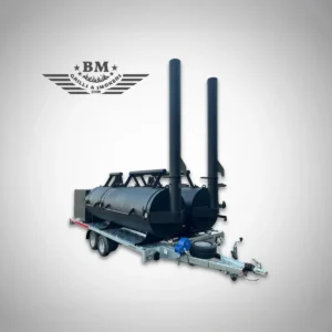 BM-6 Two Texans BBQ trailer 2x XXXL