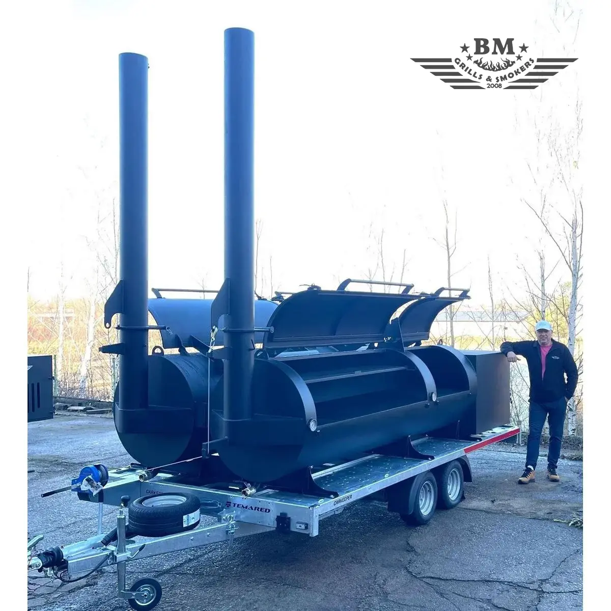 BM-6 Two Texans BBQ trailer 2x XXXL - Image 14