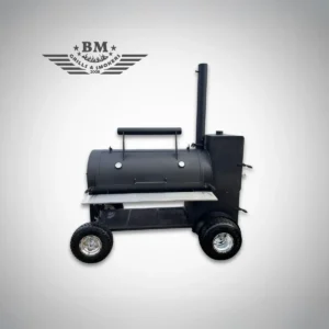 BMS-PRO PLUS Dual chamber offset smoker XL