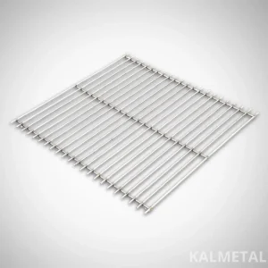 Grill grate for smoker 40x40 cm stainless steel
