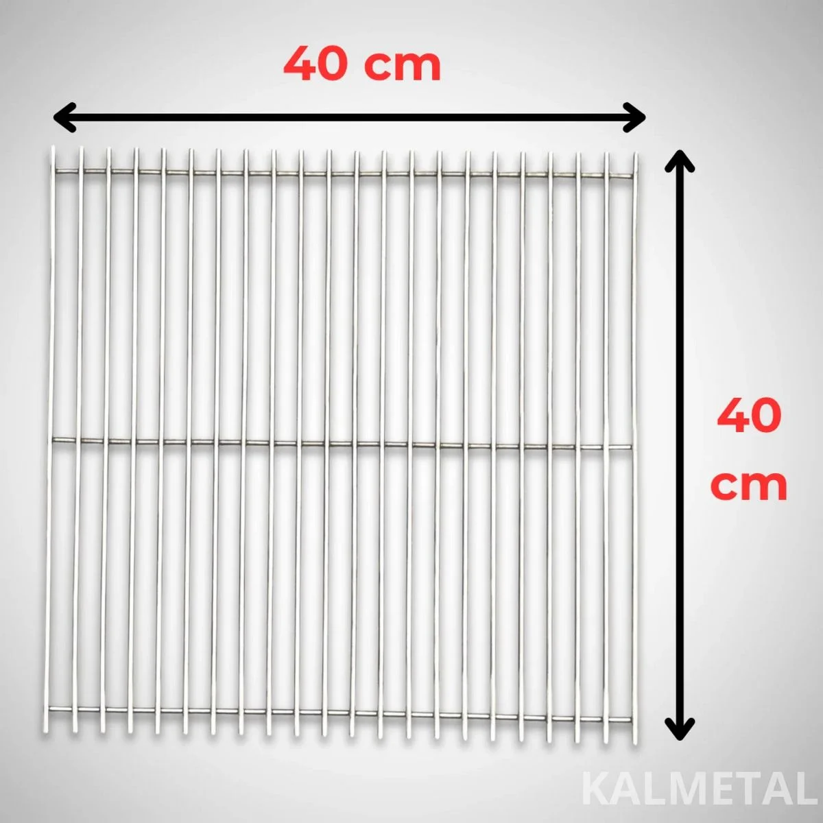 Grill grate for smoker 40x40 cm stainless steel - Image 4