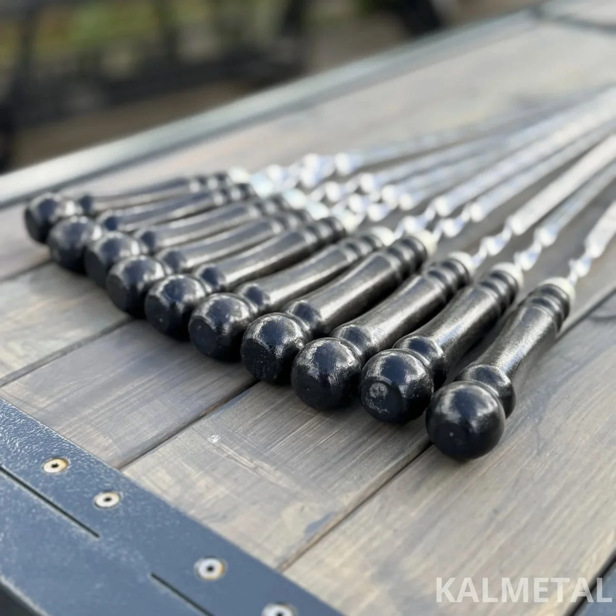 Skewers with wooden lacquered handle - Image 2