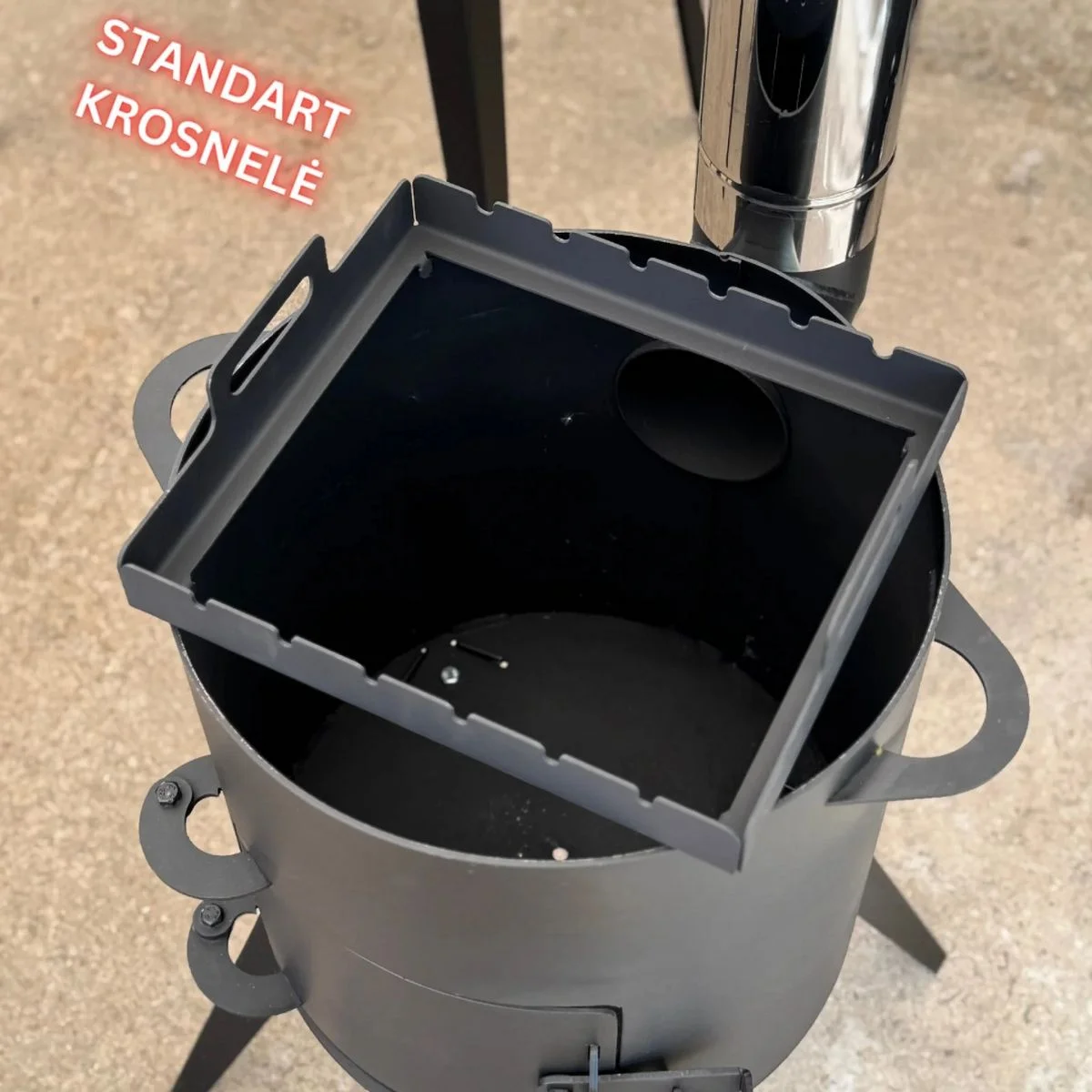 Skewer holder for cauldron stove - Image 2