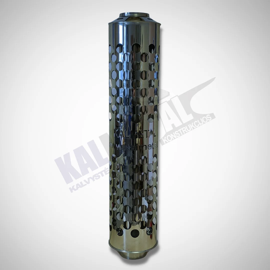 Double-walled chimney (heat-resistant)
