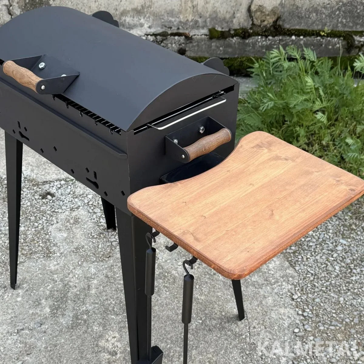 Compact Skewer Grill Set with Cooking Grate - Image 5