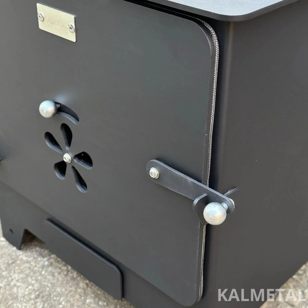Stove – Fireplace 8kW with fireclay bricks and cast-iron rings - Image 12