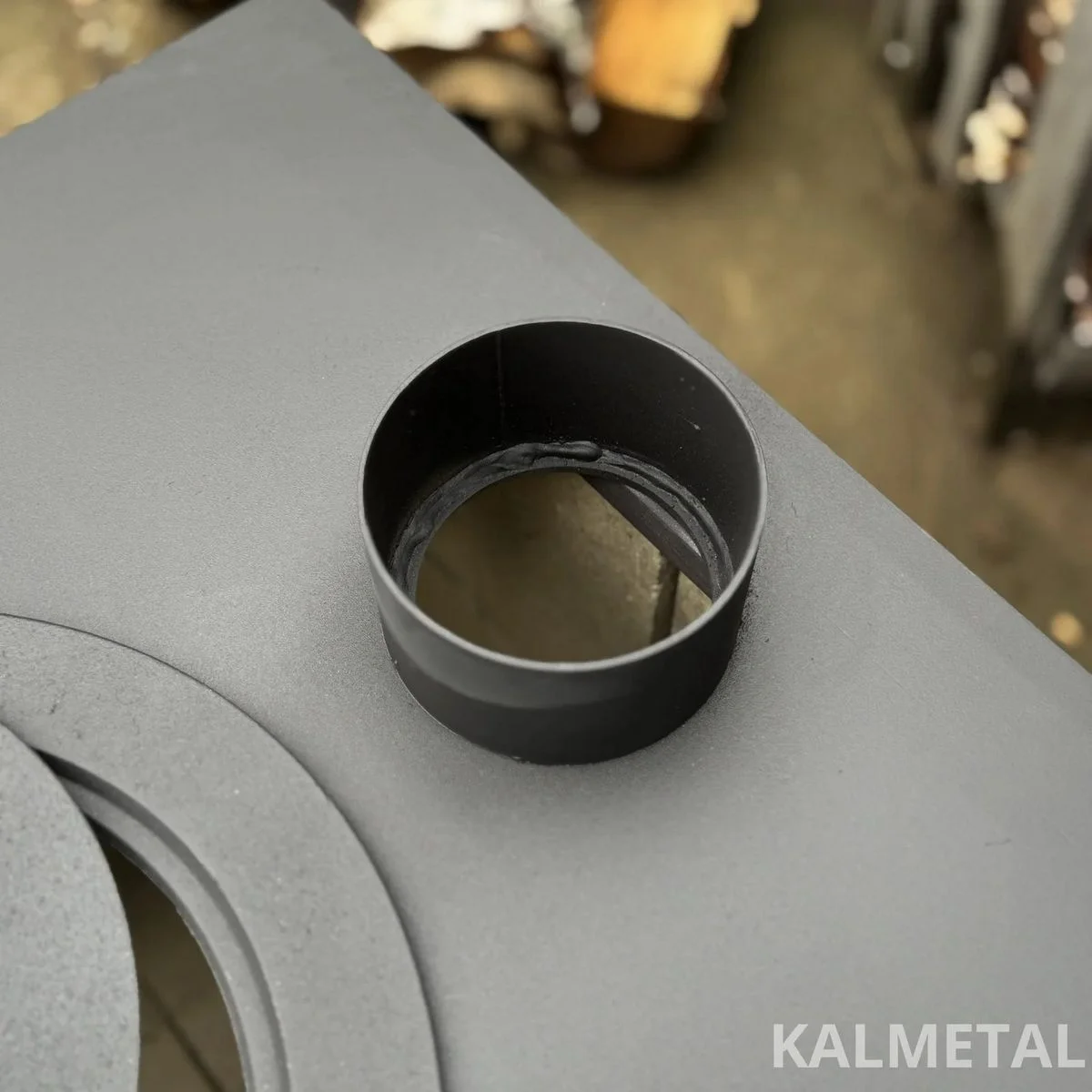 10 kW stove with fireclay and 2 cast-iron rings - Image 7