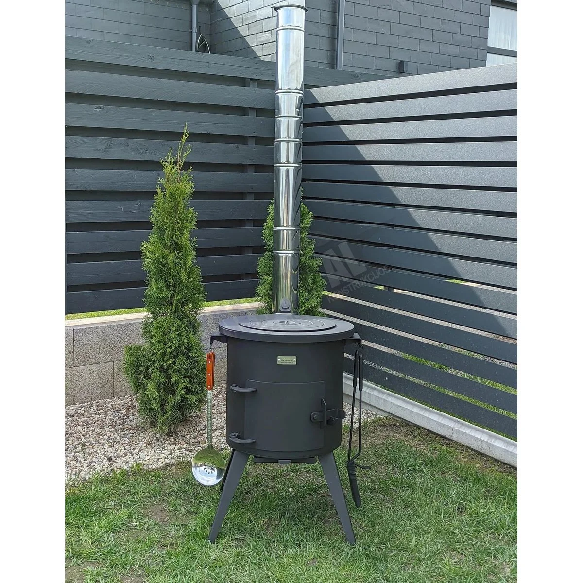 PREMIUM 3MM Kazan stove with chimney, from 8L to 22L - Image 2