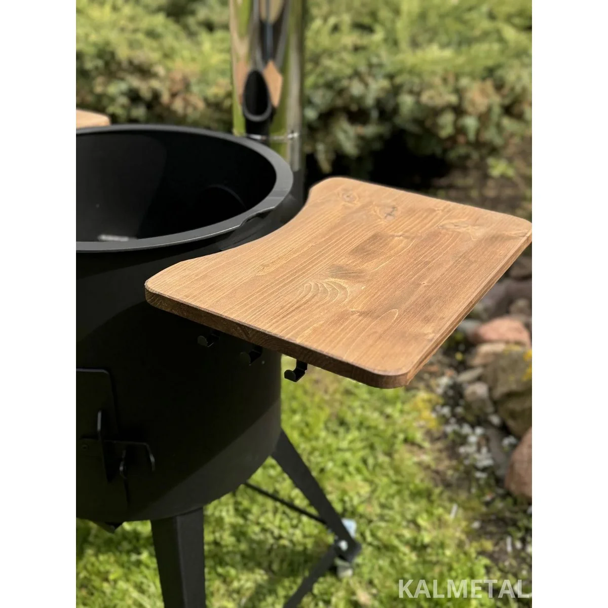 PREMIUM 5MM stove from 8L to 22L with chimney, shelves, and wheels - Image 6