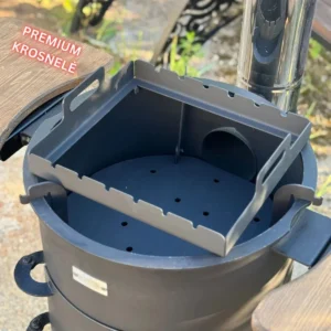 Set for grilling shashlik on the stove